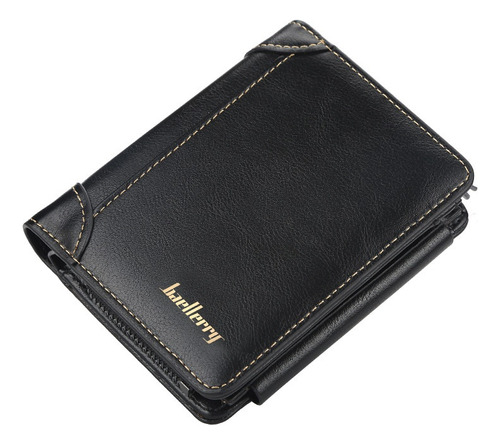 Cartera Con Cremallera Multi-card Para Hombres