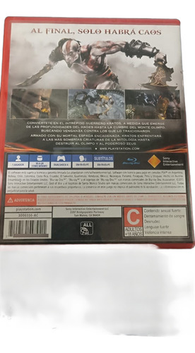 God Of War God Of War Remastered Playstation 4 (Usado)
