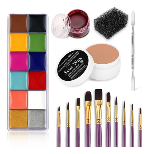 Kit Profesional De Maquillaje Sfx De Efectos Especiales,