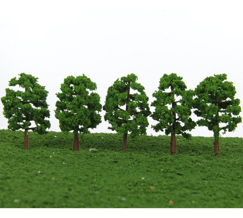 15 Mini Arbol Arbusto Maqueta Vegetación Modelismo De 3.5 Cm
