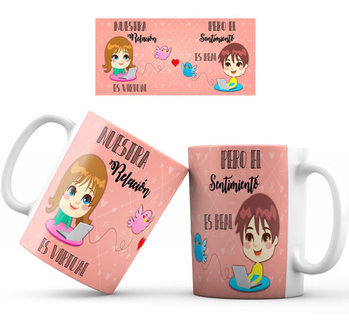 Mug San Valentin Pareja Amor Regalo 013