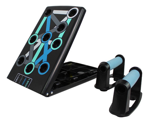 Barra Push Up Portatil Soporte Lagartijas Fitness Muscular Color Negro