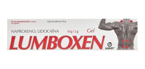 Lumboxen Gel Naproxeno Con Lidocaina  35 G Maver