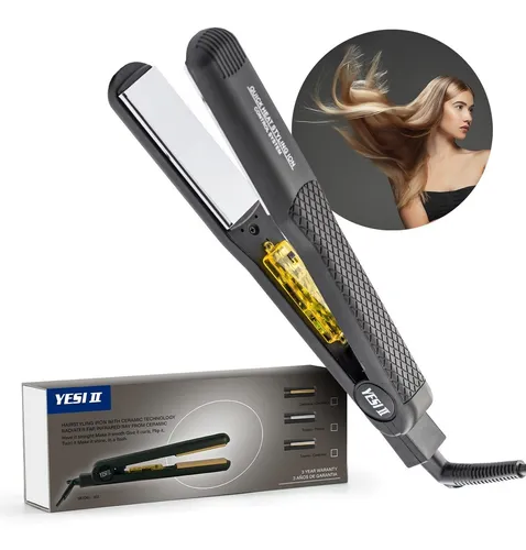 Plancha De Cabello Yesi Ii Placas 100 De Titanio Sin Frizz