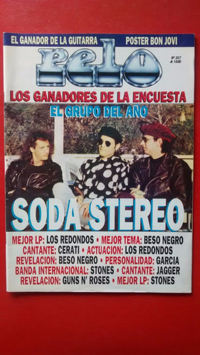 Revista Pelo Soda Stereo + Poster Bon Jovi