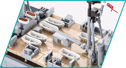Barco Guerra Hms Hood Colección Histórica Ii Guerra Mundial