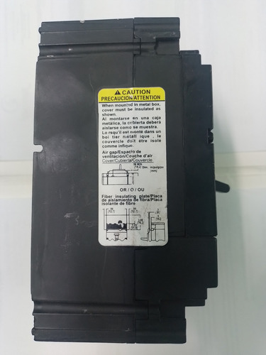 Interruptor Termomagnetico Tripolar Hdl36100 Squared (Usado)