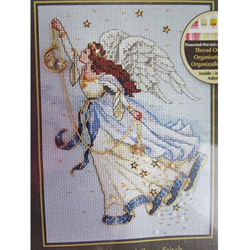 Gold Petite Twilight Angel Counted Cross Stitch Kit-5x7...