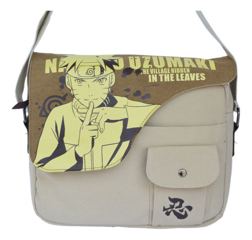 Bolsa De Hombro De Lona Lavada Totoro Con Dibujos Animados D Color Half Cover Headlinenaruto Shoulder Bag