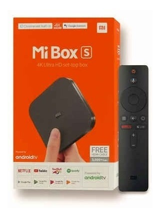 Xiaomi Mi Box S Android Tv 4k Chromecast Original - Negro