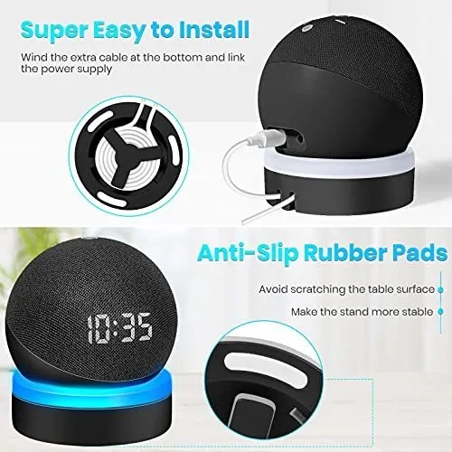 Soporte De Mesa Zuolaco Para Echo Dot De 4.ª Y 5.ª Generació