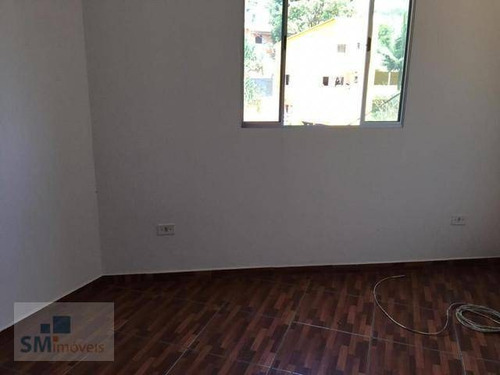 Casa Com 1 Dormitório Para Alugar, 50 M² Por R$ 750,00/mês - Cidade Recreio Da Borda Do Campo - Santo André/sp - Ca0410