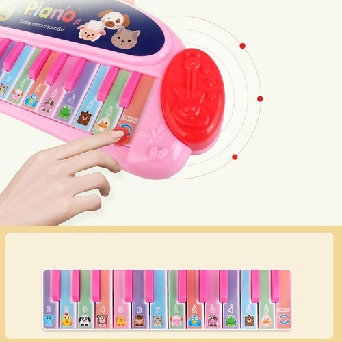 Imagen 8 de 11 de Teclados Electrónicos Regalos De Navidad Juguete De Órgano
