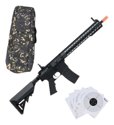 Airsoft Colt M4a1 350ft Aeg Keymod Long Bbs 6mm Xchws P