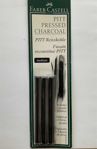 Carboncillo Comprimido Faber-castell, Ideal Para Dibujo.