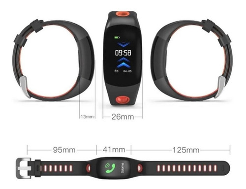 Imagen 3 de 10 de Smartband Insport Lite 2 Instto Negro