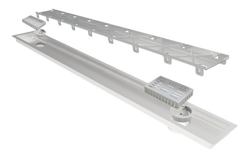 Ralo Linear Elleve Multimaster Tampa Oculta 180cm 2 Saídas L