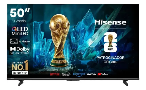 Smart Tv 50 Hi-Qled Mini Led 4K Uhd 50U6Esv