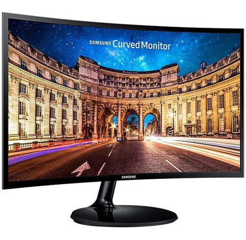 Imagen 1 de 5 de Monitor Gamer Curvo Samsung Lc24f390fhlxzx Led 24 Hdmi Vga