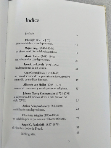 Depresivos Famosos: Diez Bocetos Históricos.