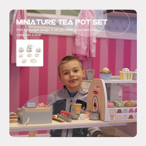 1 Juego De Minitazas De Té Mini House, Modelo Toys Mini Hous