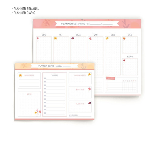 Kit Planners - Diário E Semanal
