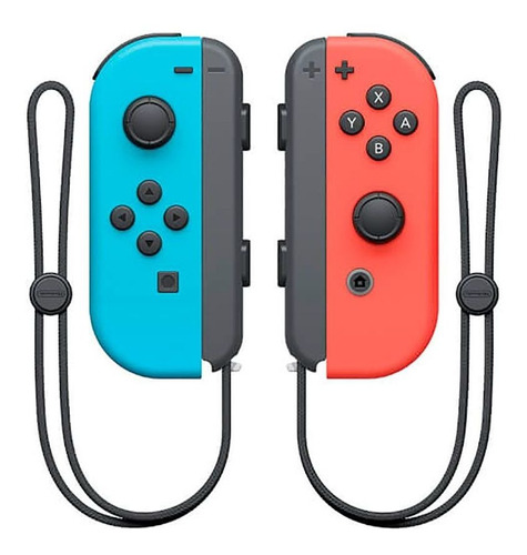 Imagen 1 de 6 de Joystick Control Para Nintendo Switch Joy-con-neón Azul/rojo