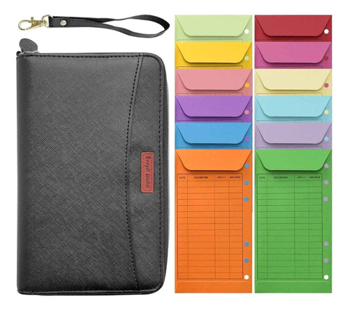 Cartera Económica Con 12 Sobres Económicos De Colores, Vario