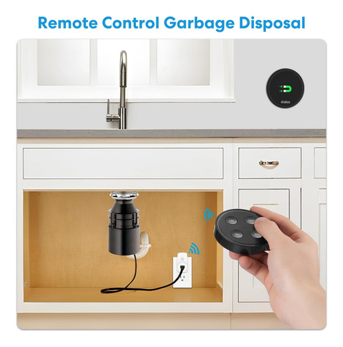 Kit De Interruptor Inalámbrico De Eliminación De Basura De D