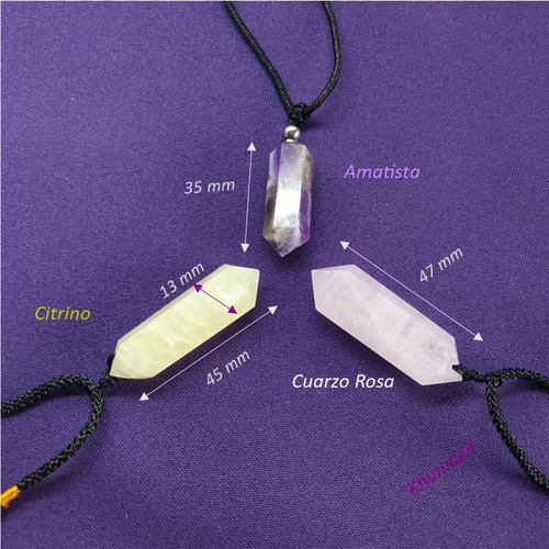 Imagen 2 de 2 de Amatistas, Cuarzos Rosa Y Citrinos