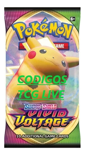 100 Codigos Sobres Voltaje Vivido Pokémon Tcg Live