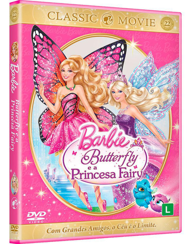 Dvd Barbie Butterfly E A Princesa Fairy