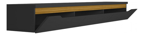 Rack Para Tv Até 65 Polegadas Suspenso Nuke 3 Portas Cor Preto