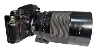 Câmera Nikon F3 Com Lente Nikon 500mm F/8 Mirror (impecável)