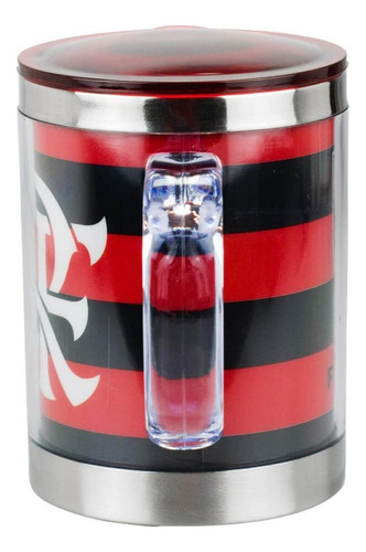 Caneca Térmica Inox Com Tampa 450ml - Flamengo