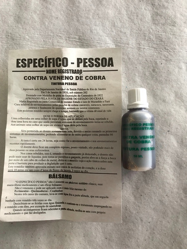 Repelente Antidoto Para Veneno Cobra Arraia Escorpião Abelha