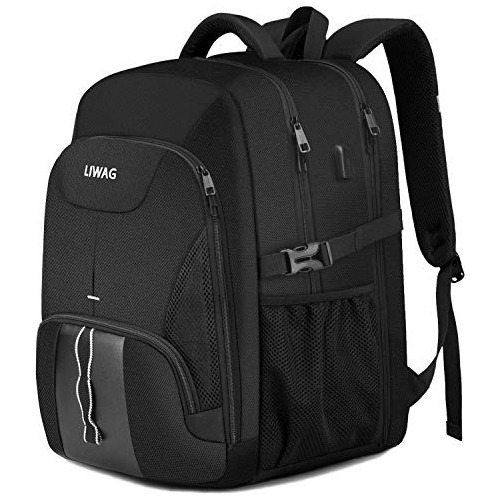 Mochila Extra Grande Para Hombres 50l,resistente Al Wpy5g