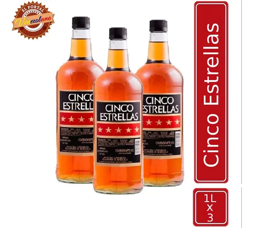 comprar Ron Venezolano 5 Estrellas X 3