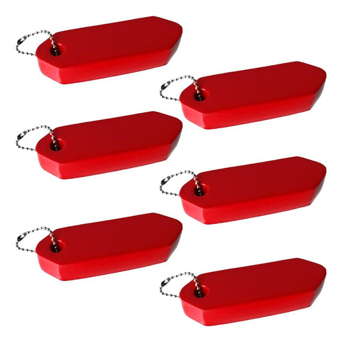 6 Count Floater Key Chain Coated Foam Floater Marine Boat