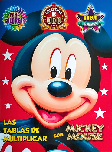 Libro Para Colorear Educativo De Mickey Mouse