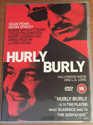 Dvd Original Hurly Burly Kevin Spacey Sean Penn