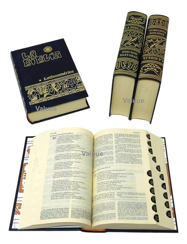 Libro : Biblia Latinoamericana Bolsillo Cartone Uñeros...