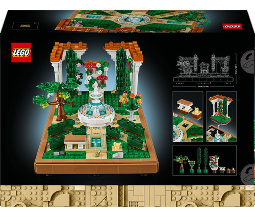 Lego Icons Jardín Con Fuente Set De Construcción 10359 1302 Lego Icons