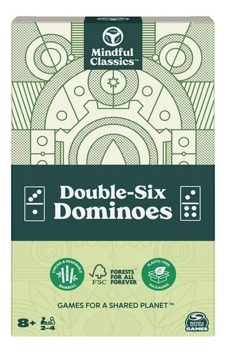 Juego Domino Doble Seis De Bambu (6065727)