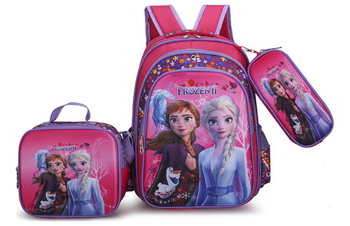 Set De Bandolera Disney Princess School Bag De 3 Piezas