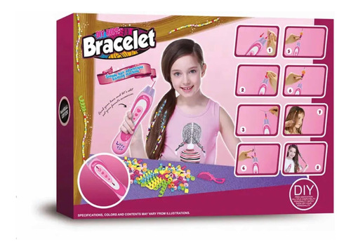 Kit Para Peinar, Hacer Trenzas Con Shakiras Para Niñas