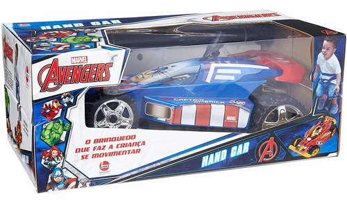 Brinquedo Veiculo Hand Car Marvel Capitao America Lider 2311