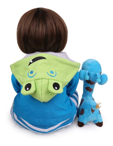 Npkdoll Muñeca Renacida Bebe Vinilo De Silicona Suave 48cm