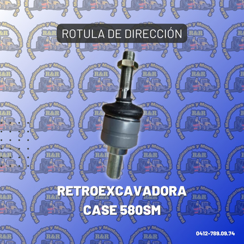 Rotula De Dirección Retroexcavadora Case 580sm