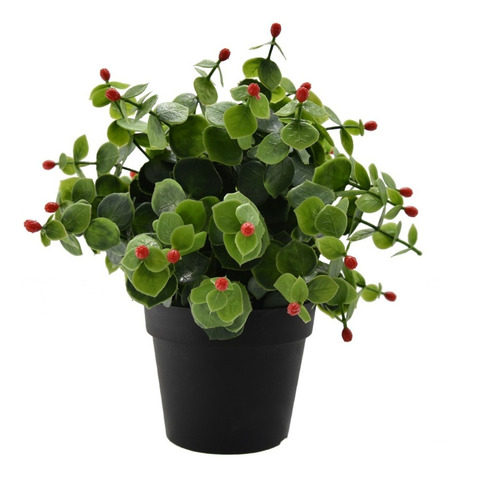 Caja De 9 Flores Artificiales Con Maceta! Decora Tu Casa!